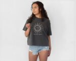 Sun Shirt Moon Tshirt And Stars Shirt Oversized (See Sizechart) Comfort Colors Celestial Tshirt Boho Tee Shirt Tee Cropped